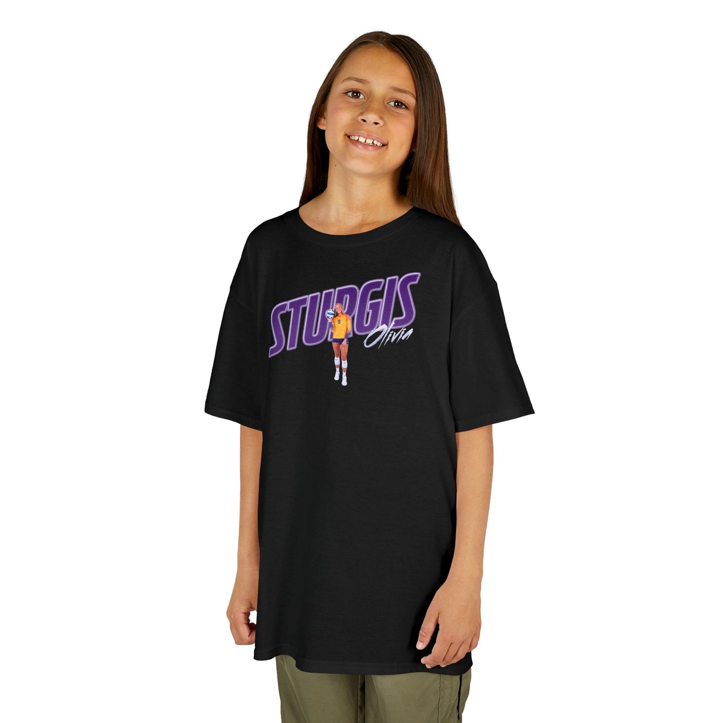 Olivia Sturgis Cursive Combo Colored Kids Tee