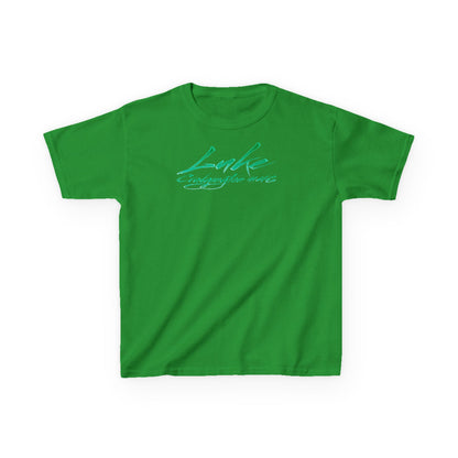 Luke Crudgington Cursive Name & Number Kids Tee