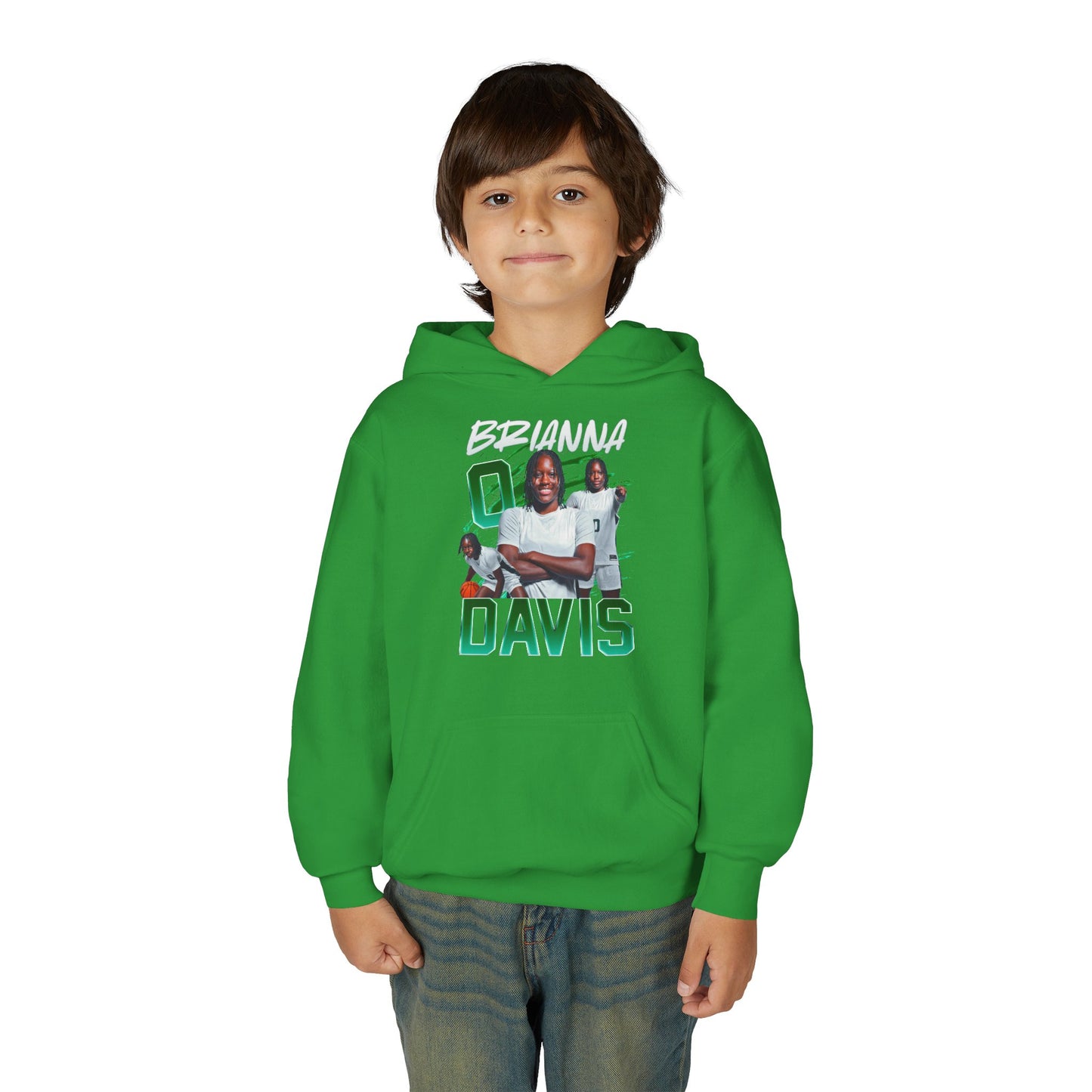 Brianna Davis White & Colored Combo Kids Hoodie