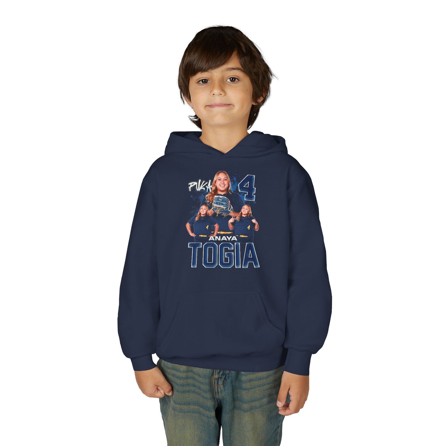Anaya Togia Name & Number Ombre Kids Hoodie