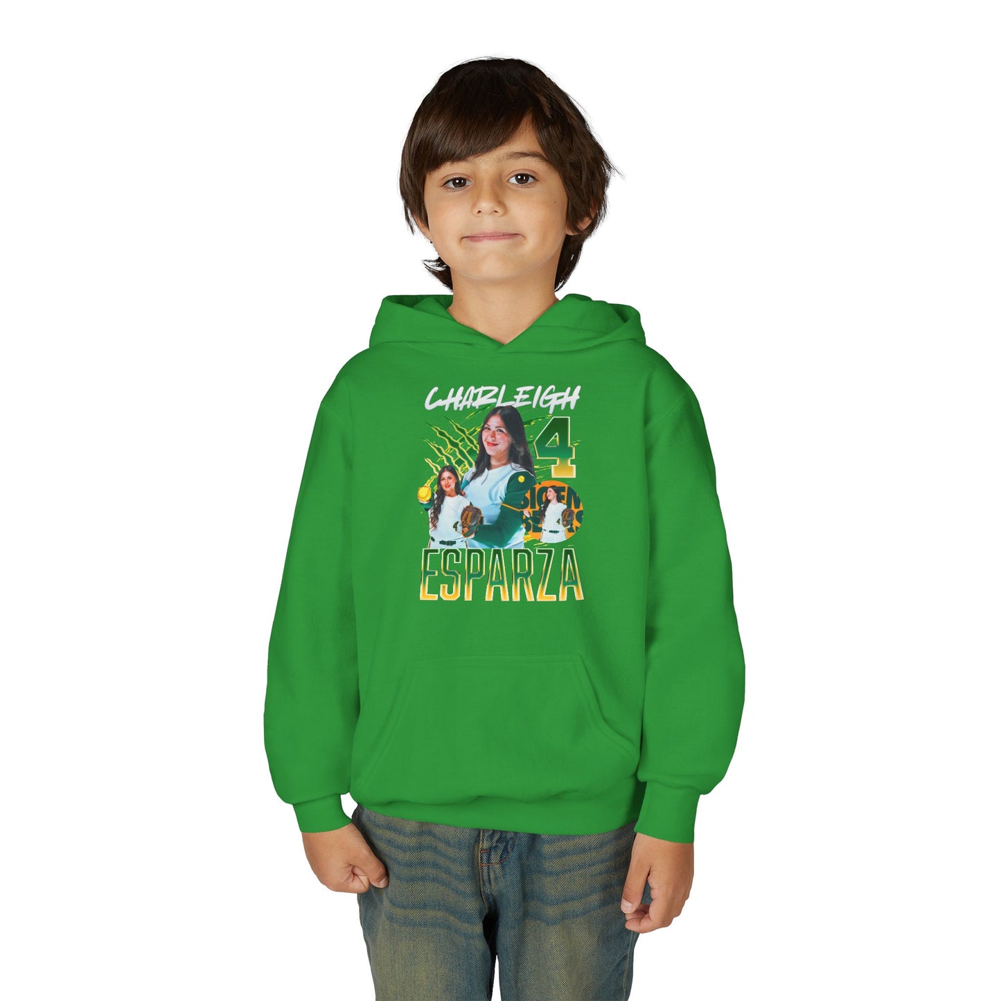 Charleigh Esparza White & Colored Combo Kids Hoodie