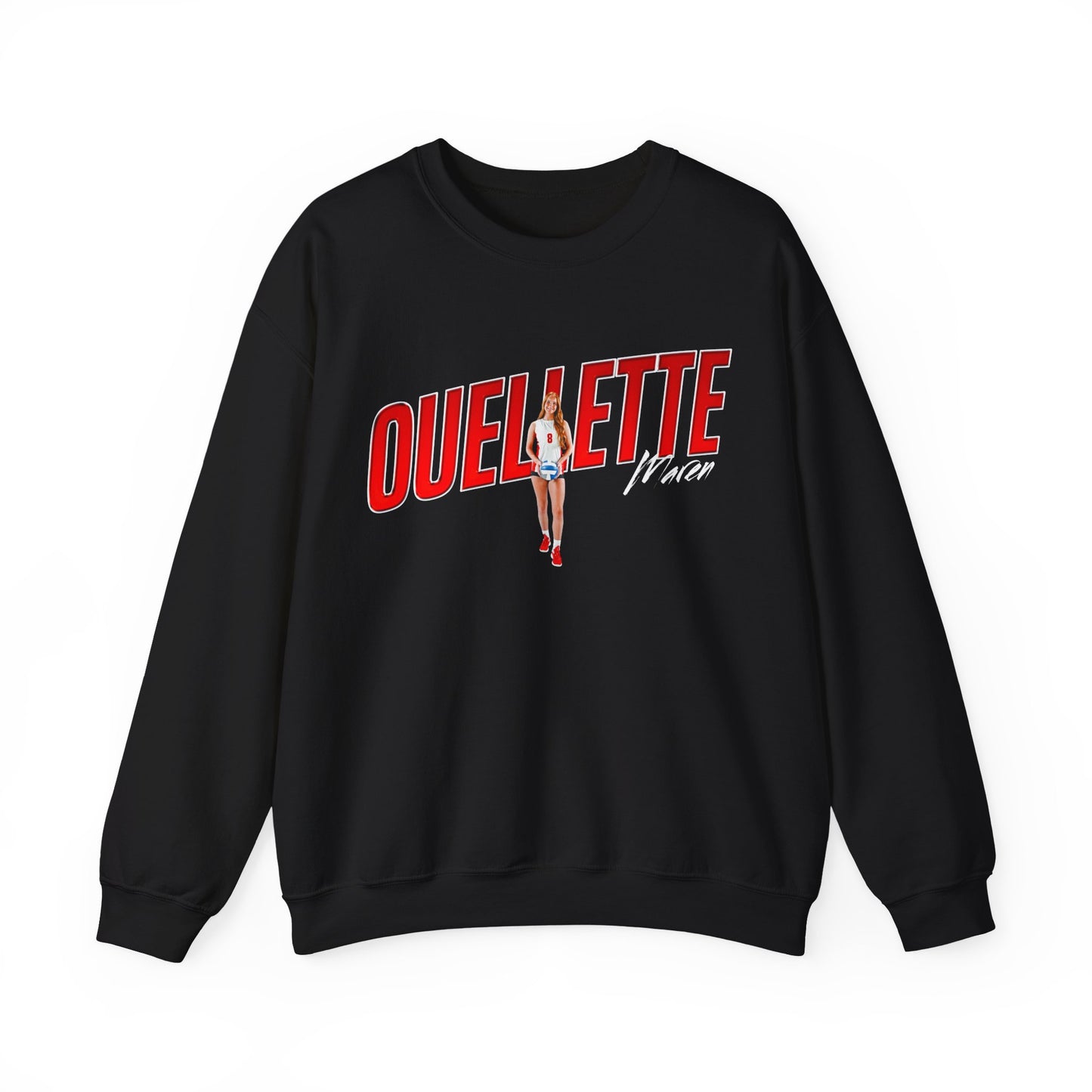 Maren Ouellette Cursive Combo Colored Crewneck Sweatshirt