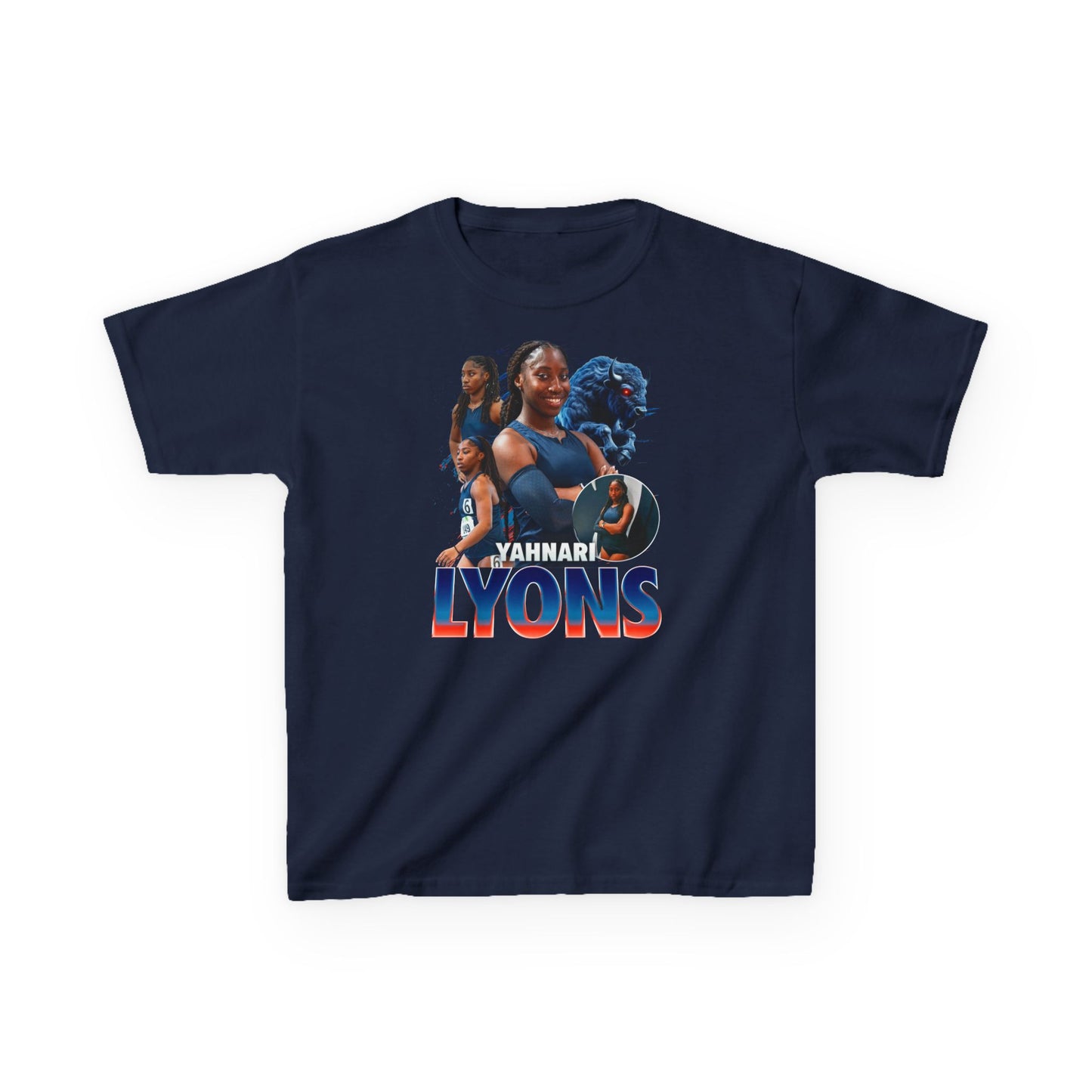 Yahnari Lyons Team Mascot Kids Tee