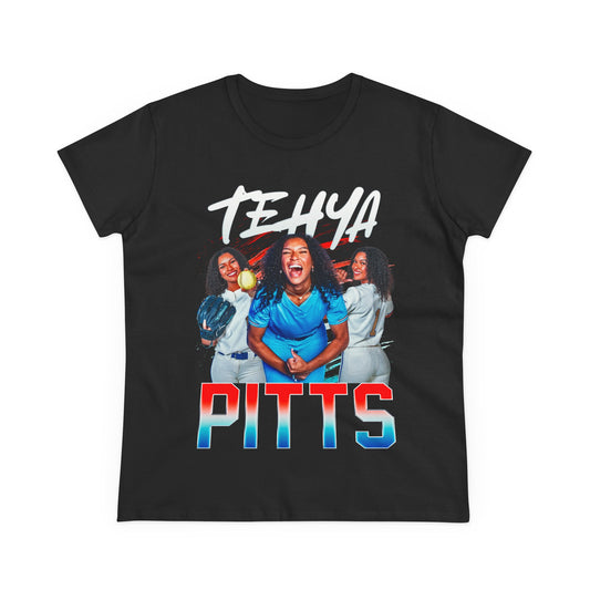 Tehya Pitts White & Colored Combo Women's Tee