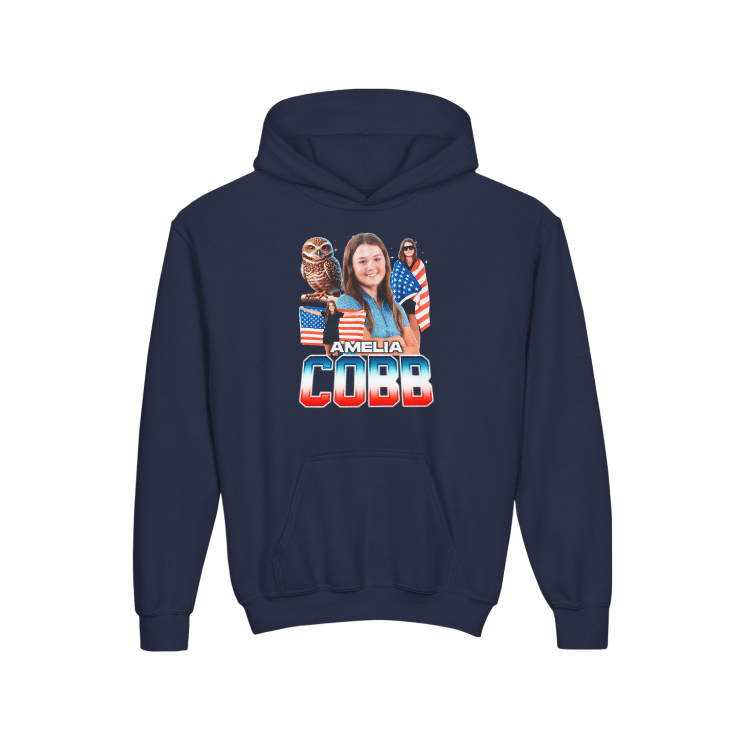 Amelia Cobb Kids Hoodie