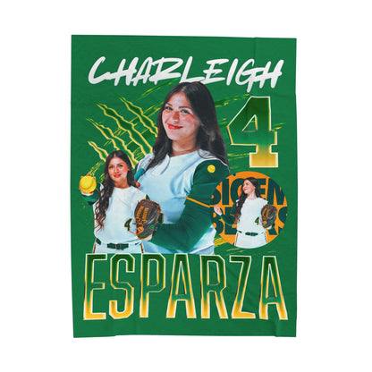 Charleigh Esparza White & Colored Combo 60"-80" Plush Blanket