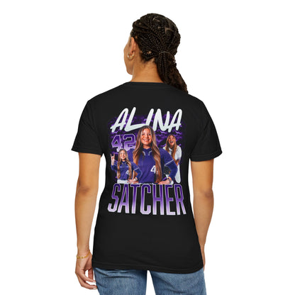 Alina Satcher Logo Front & Back Premium Tee