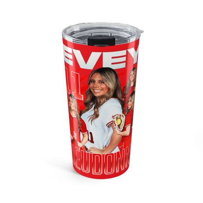 Evey Dieudonne White & Color Combo 20oz Tumbler