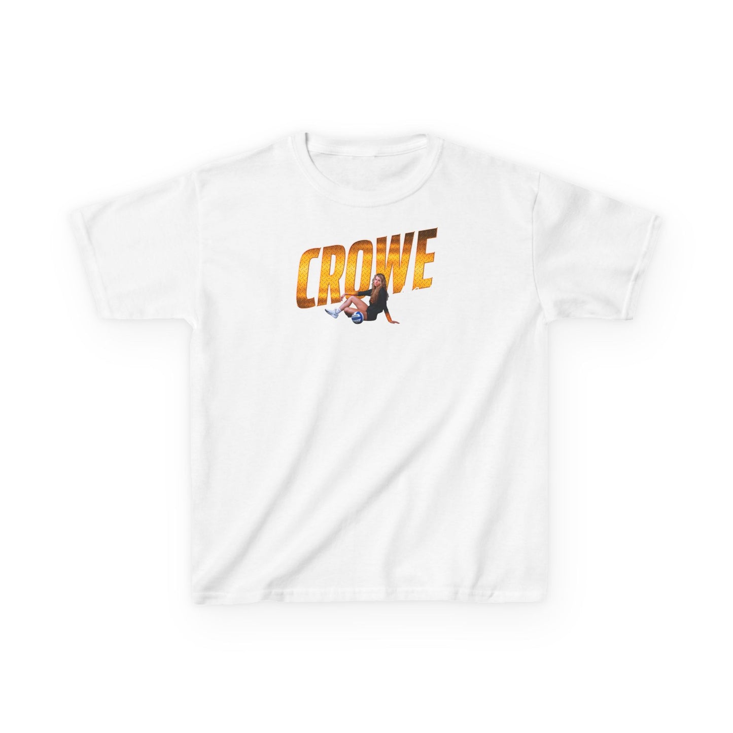 Madi Crowe Cursive Combo Colored Kids Tee