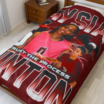 Aysia Hinton 60"-80" Plush Blanket