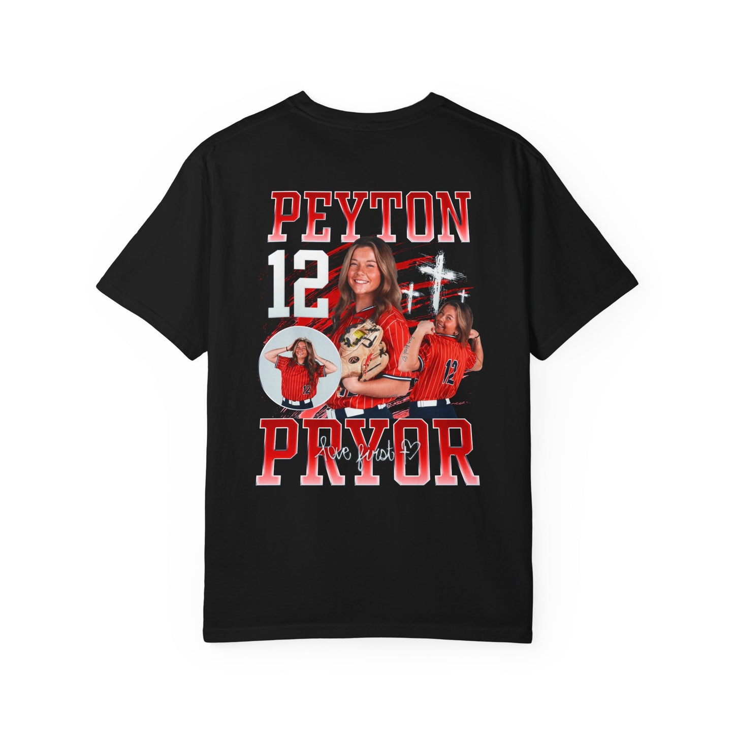 Peyton Pryor Logo Front & Back Premium Tee