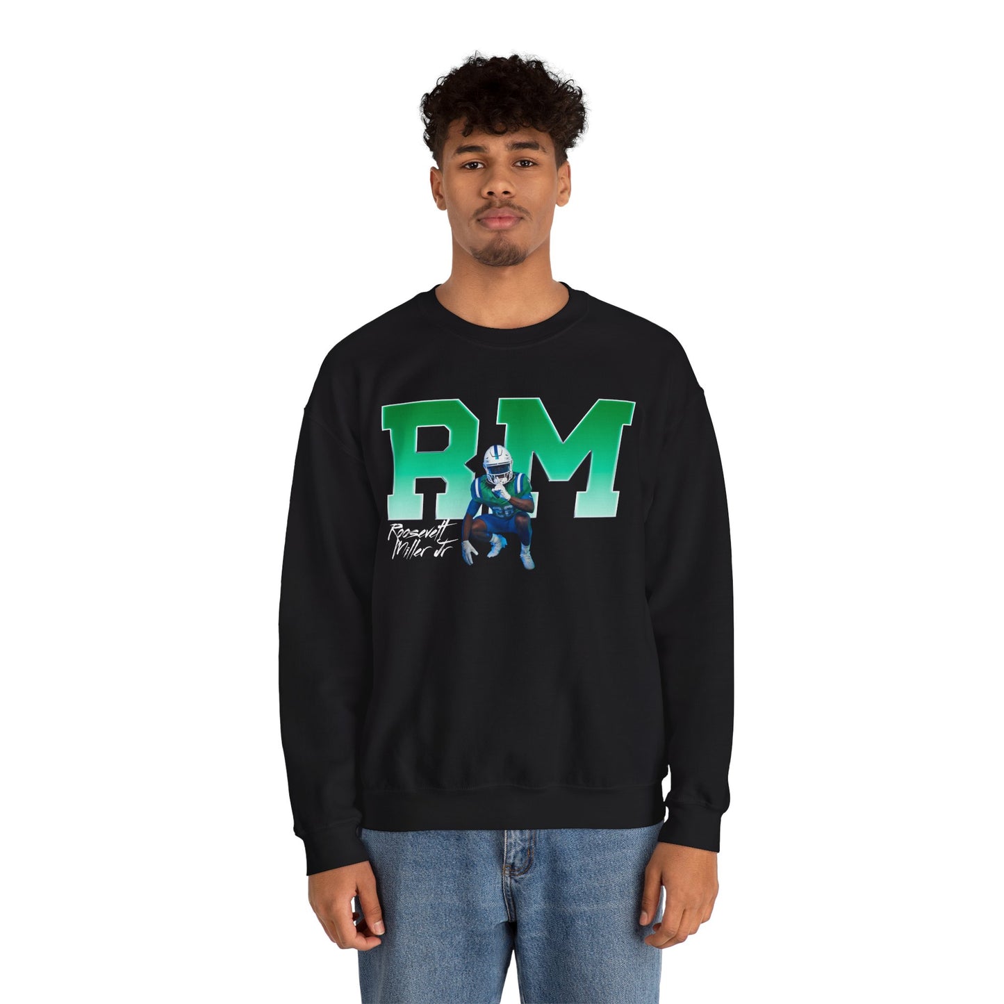 Roosevelt Miller Jr. Big Initials Crewneck Sweatshirt