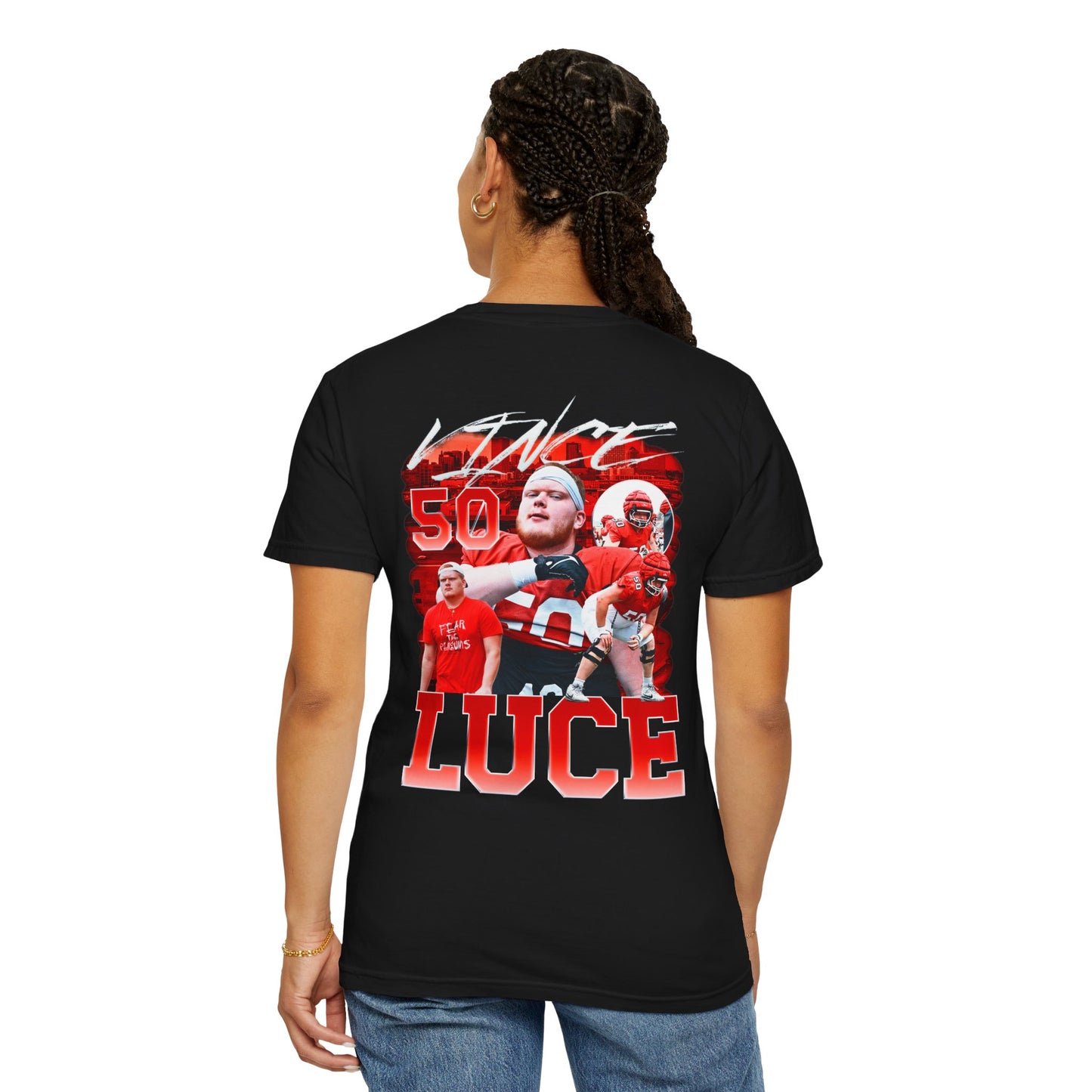 Vince Luce Logo Front & Back Premium Tee