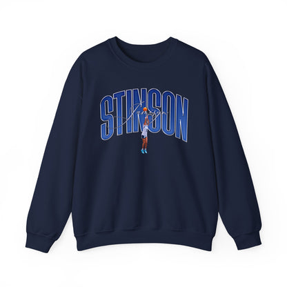 Jamisyn Stinson Curved Combo Colored Crewneck Sweatshirt