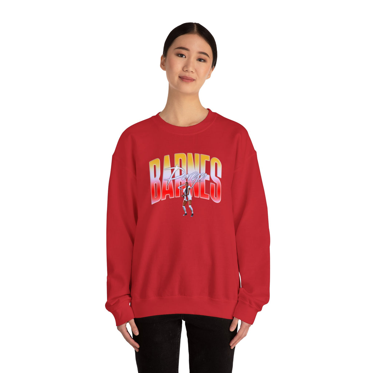Daryn Barnes Big Last Name Crewneck Sweatshirt