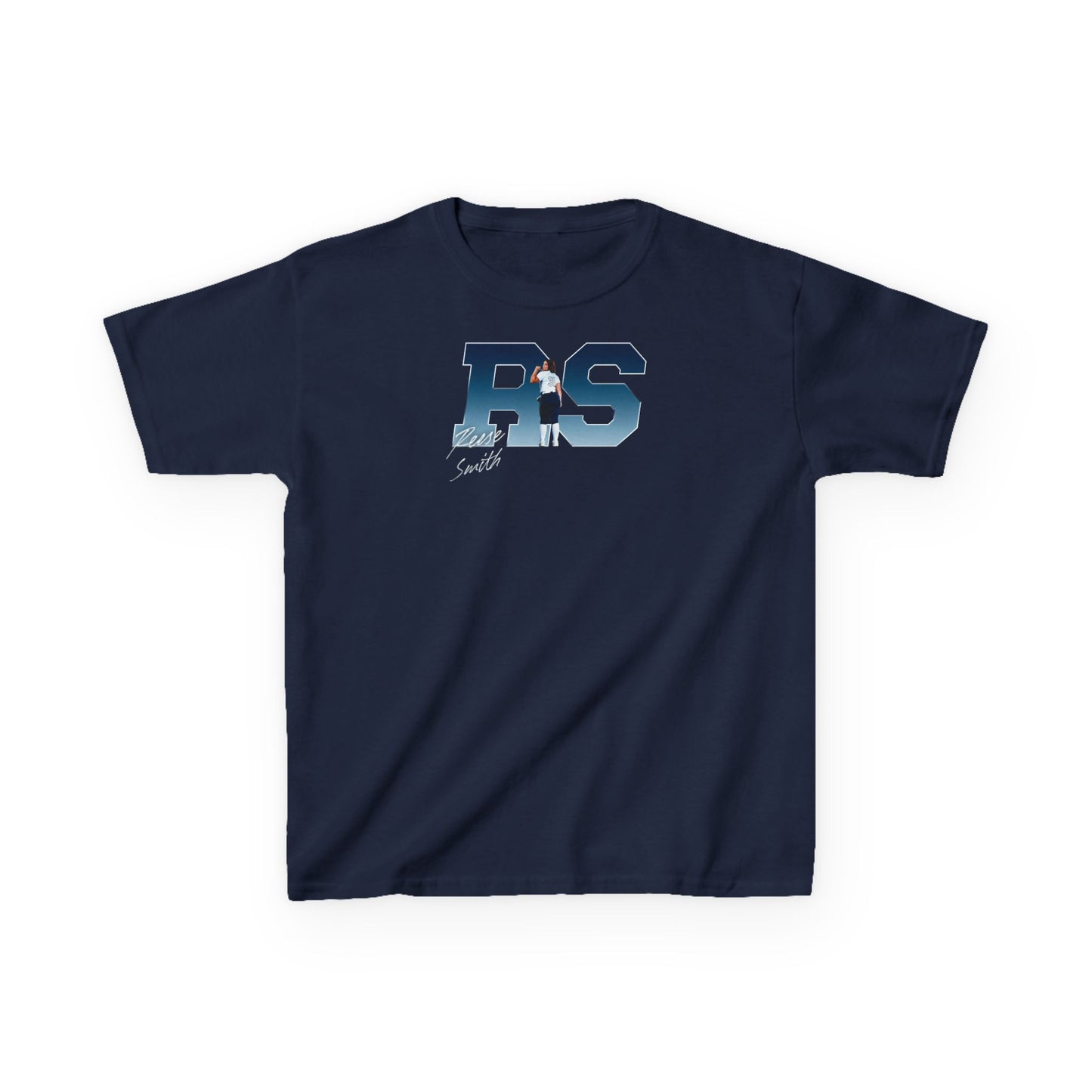 Reese Smith Big Initials Colored Kids Tee