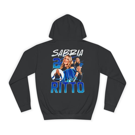 Sabria Ritto White & Color Combo Premium Hoodie