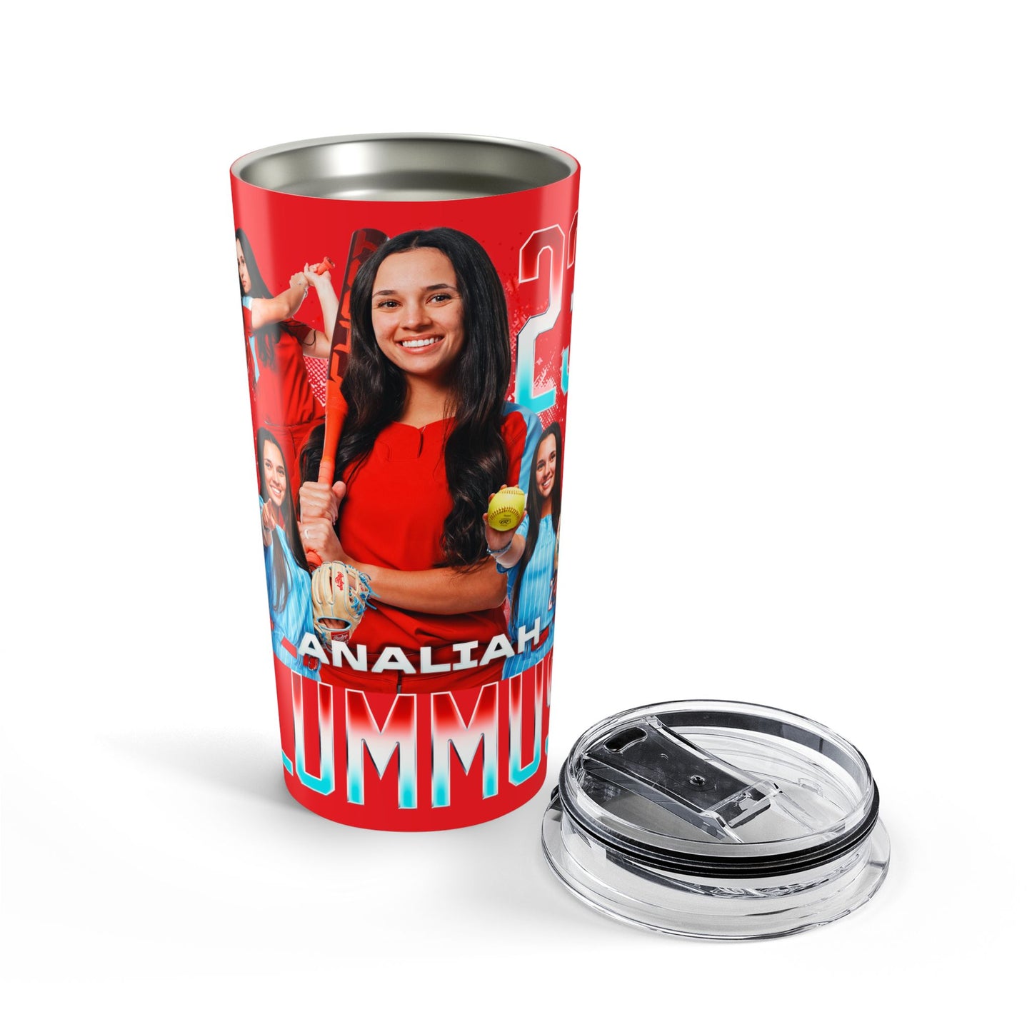 Analiah Lummus Name & Number Ombre 20oz Tumbler