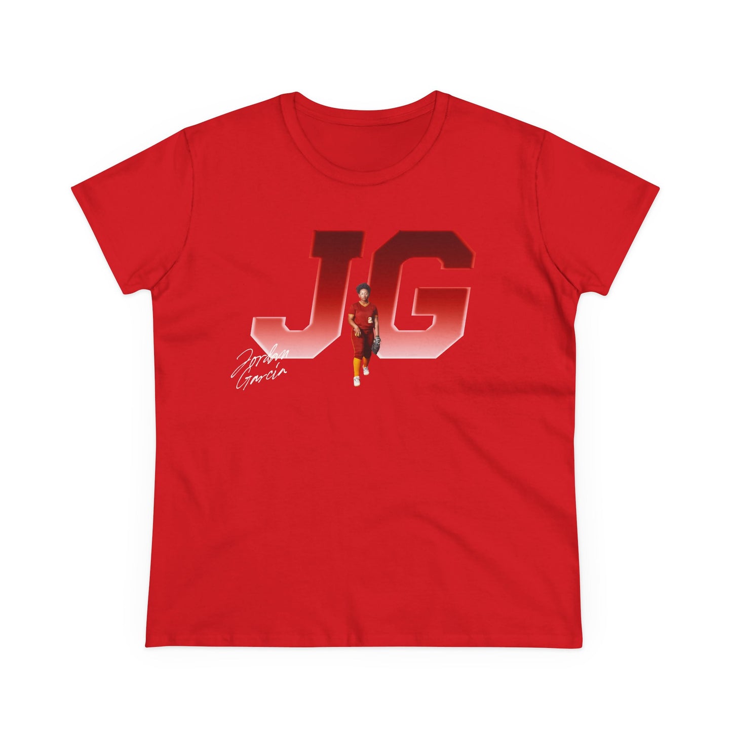 Jordan Garcia Big Initials Colored Women's Tee