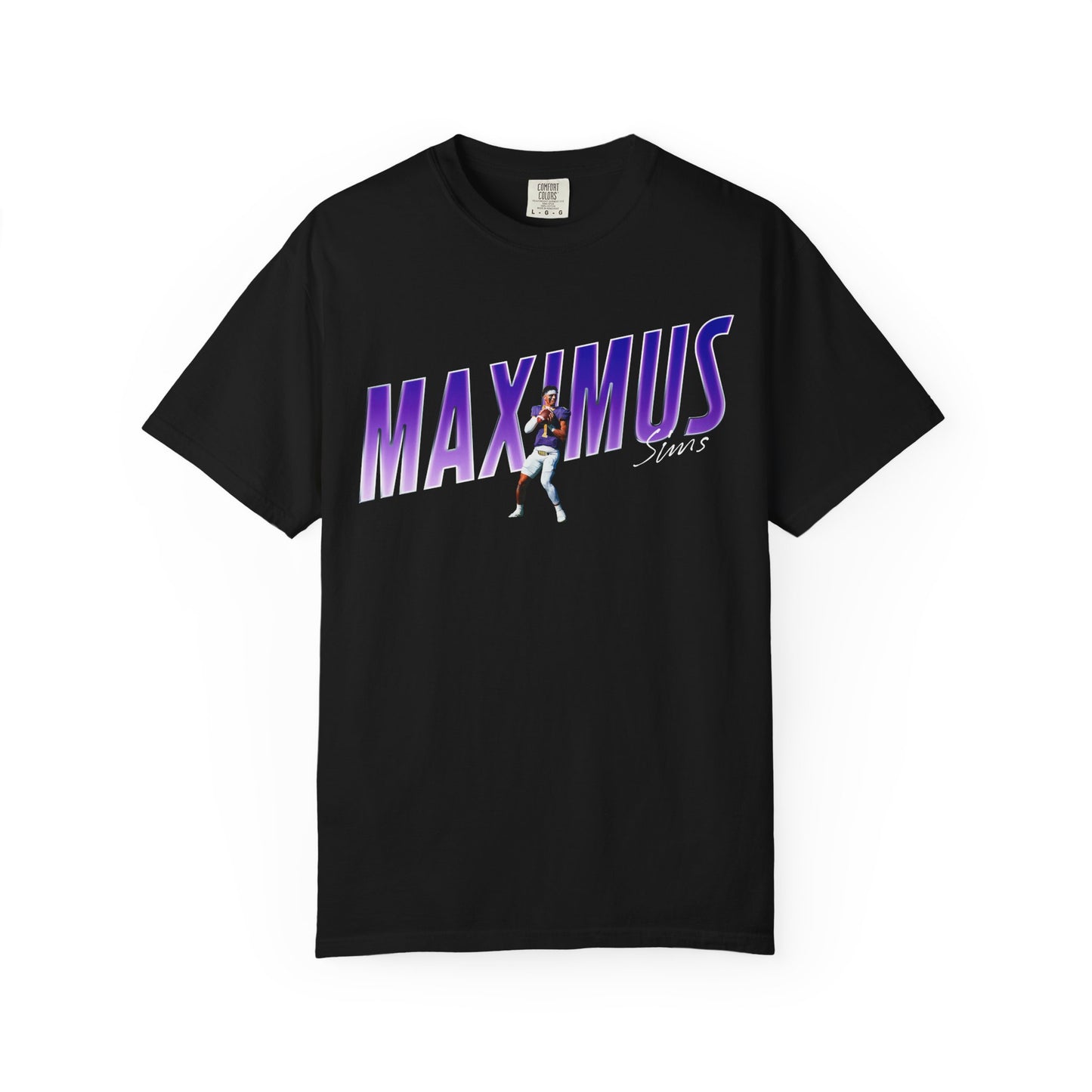 Maximus Sims Cursive Combo Colored Premium Tee