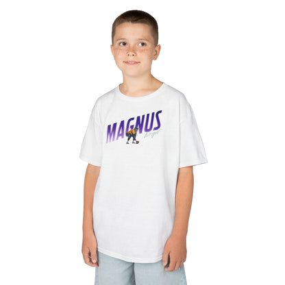 Magnus Wright Cursive Combo Colored Kids Tee