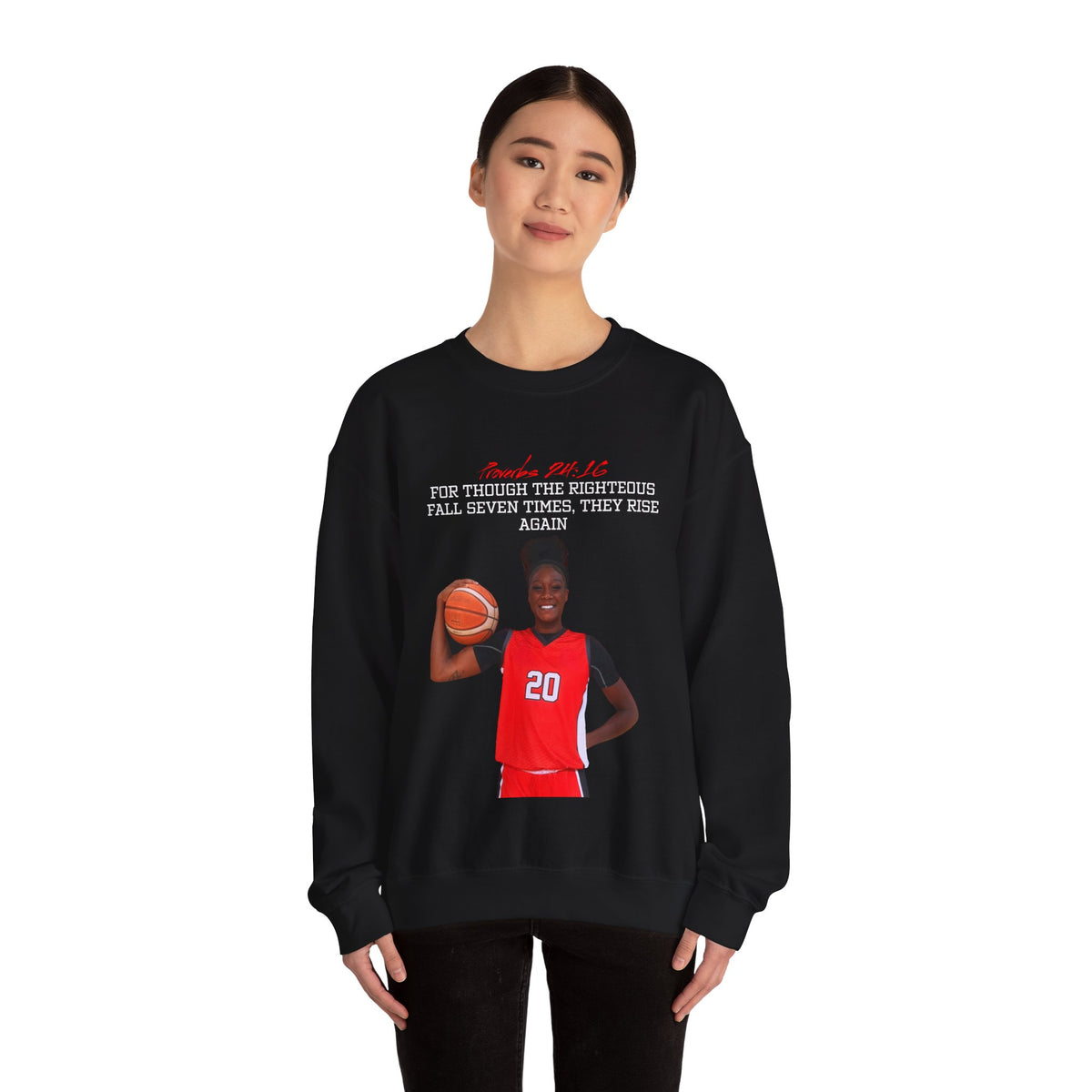 Chloe Dallas Athlete Quote Crewneck Sweatshirt