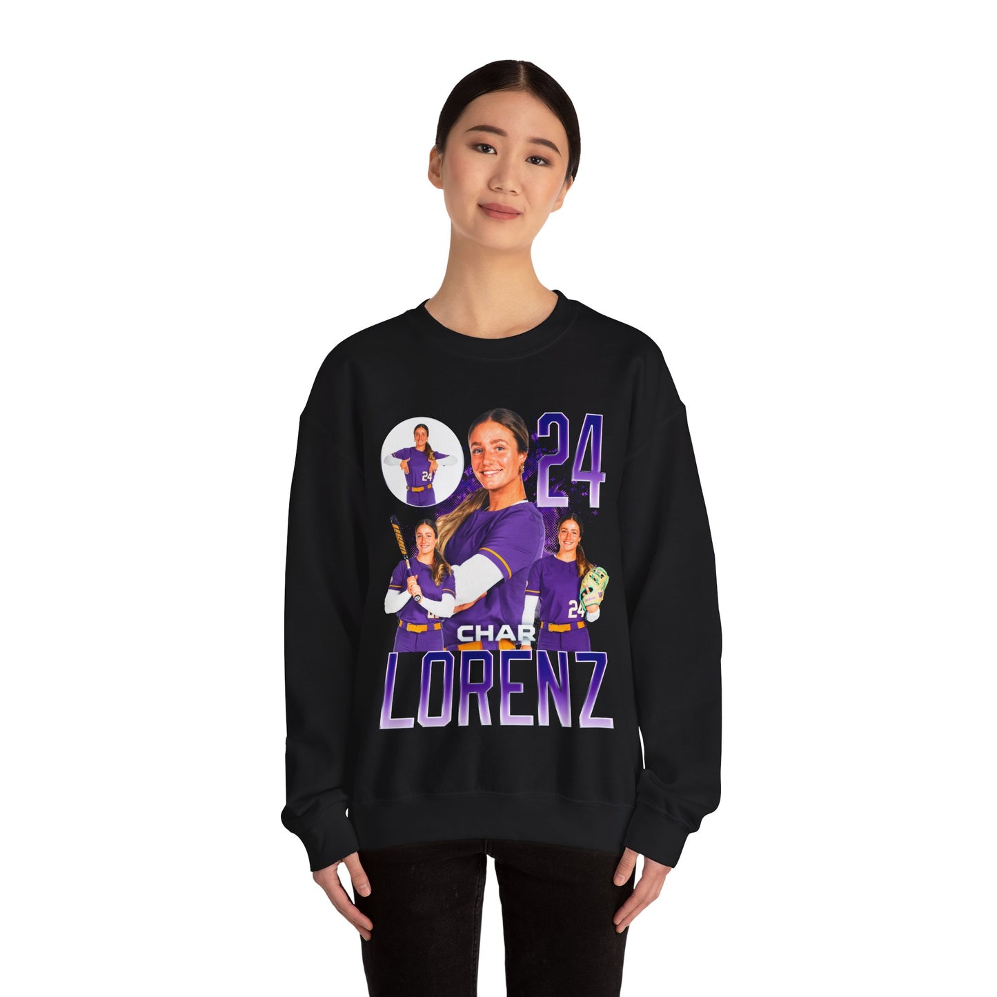 Char Lorenz Name & Number Combo Crewneck Sweatshirt