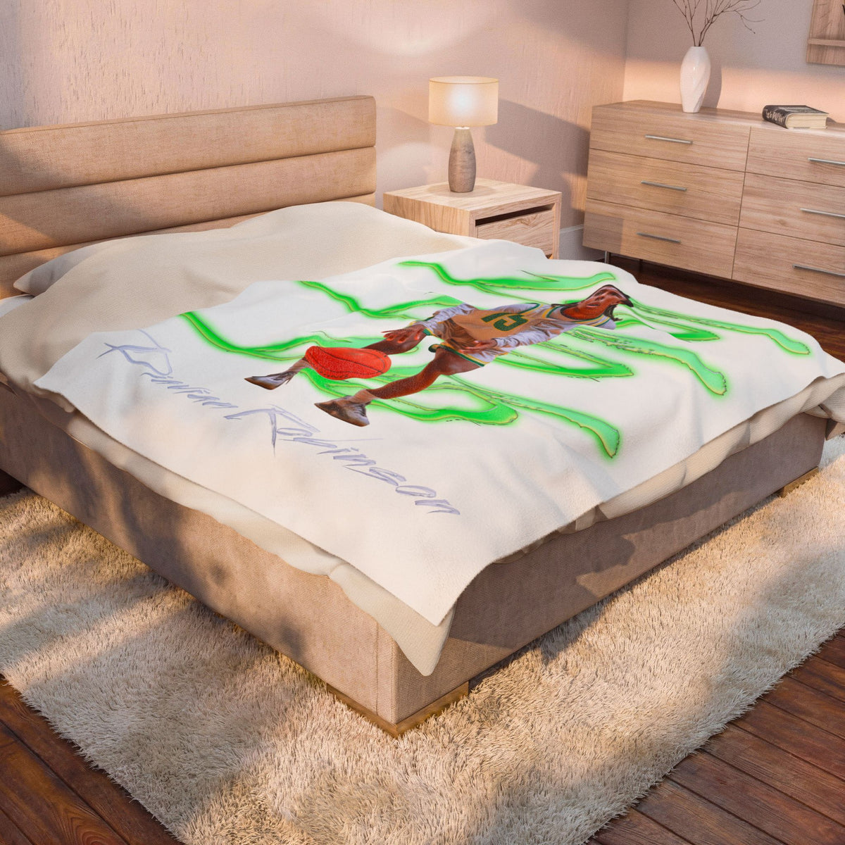 Diavian Robinson 60"-80" Plush Blanket