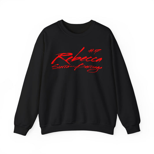 Rebecca Sierra-Burciaga Cursive Name & Number Crewneck Sweatshirt