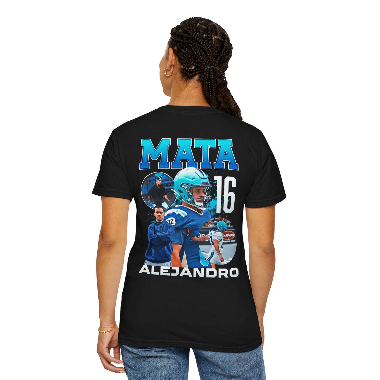 Alejandro Mata Logo Front & Back Premium Tee