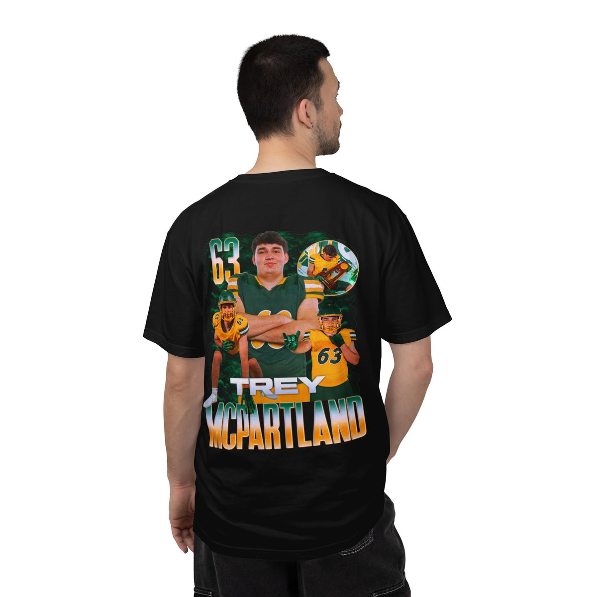 Trey McPartland Logo Front & Back Premium Tee