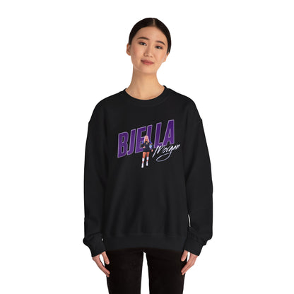 Morgan Bjella Cursive Combo Colored Crewneck Sweatshirt