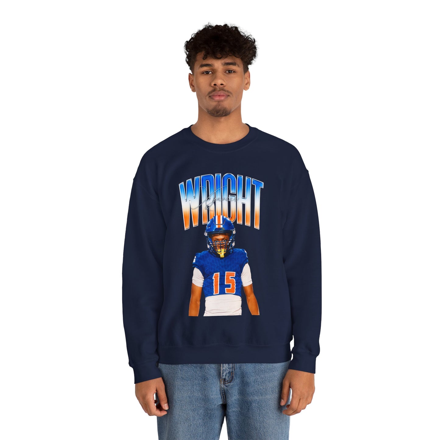 Xzavier Wright Athlete Glory Crewneck Sweatshirt