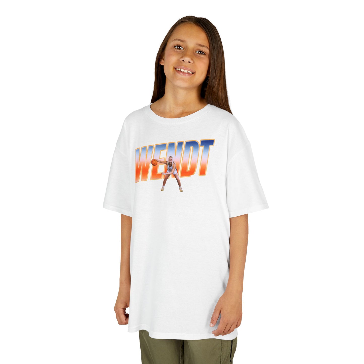 Ryann Wendt Cursive Combo Colored Kids Tee