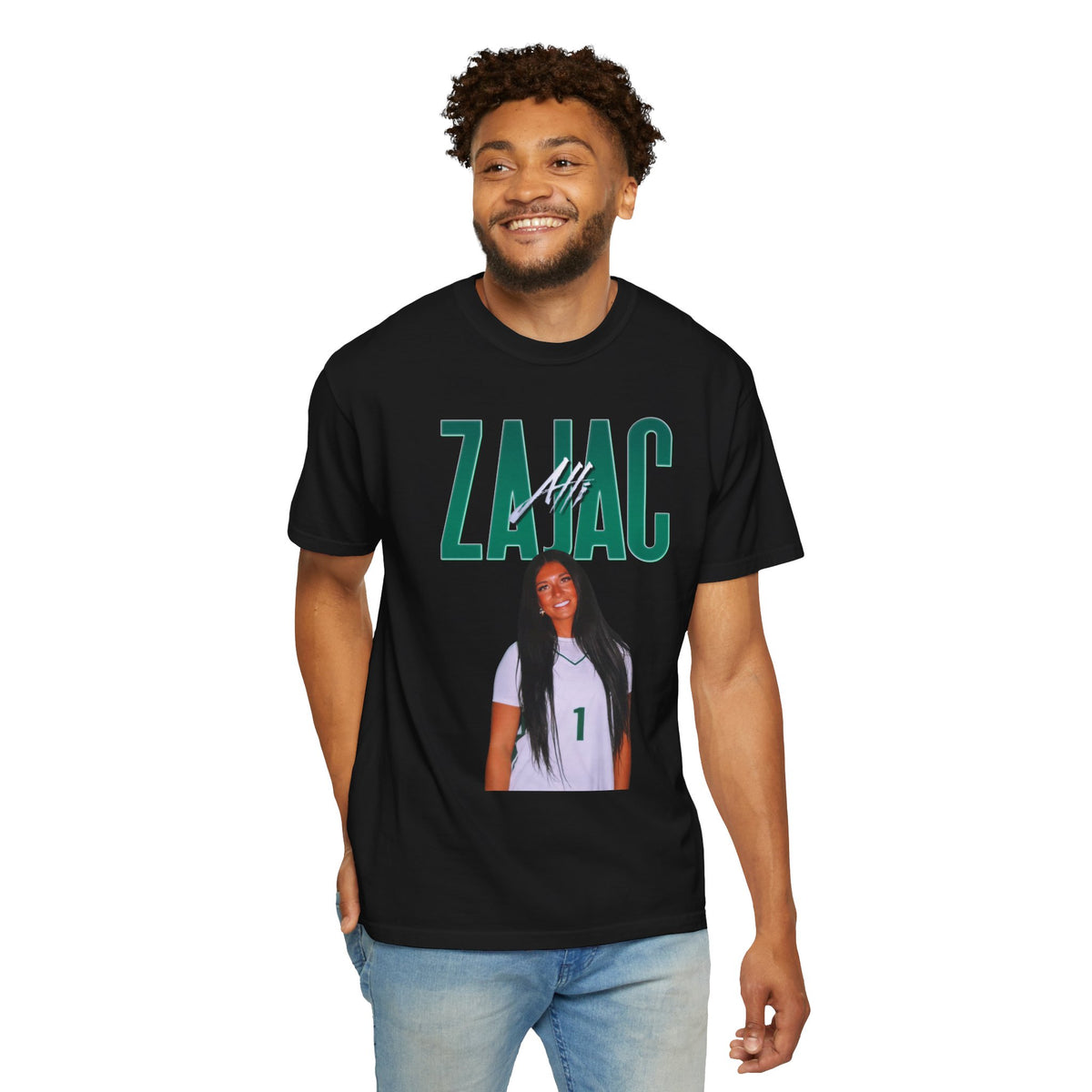 Alli Zajac Curved Combo Colored Premium Tee