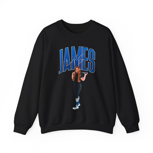 Jaley James Big Last Name Crewneck Sweatshirt