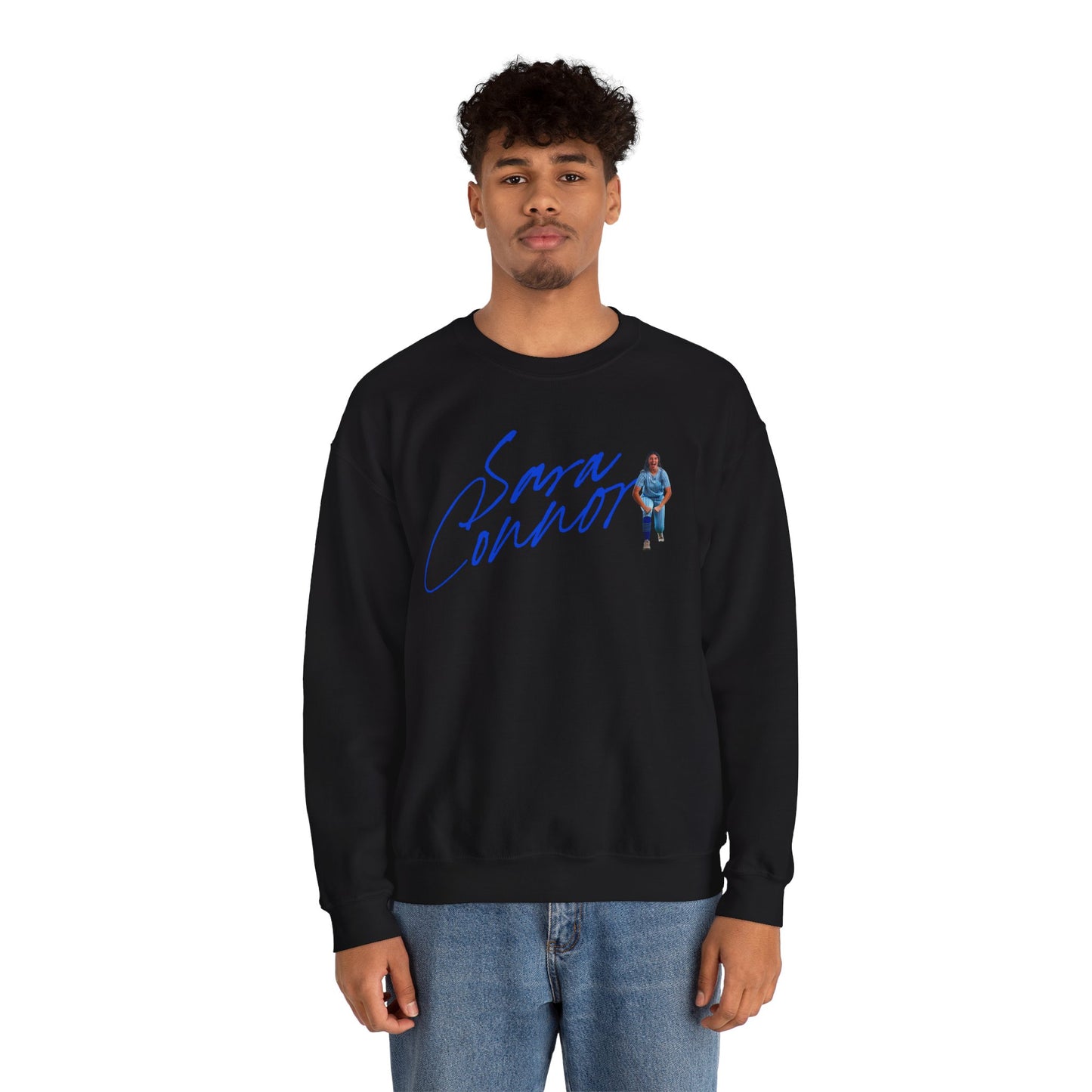 Sara Connor Cursive Crewneck Sweatshirt