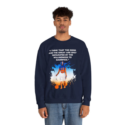 Xzavier Wright Featured Quote Crewneck Sweatshirt
