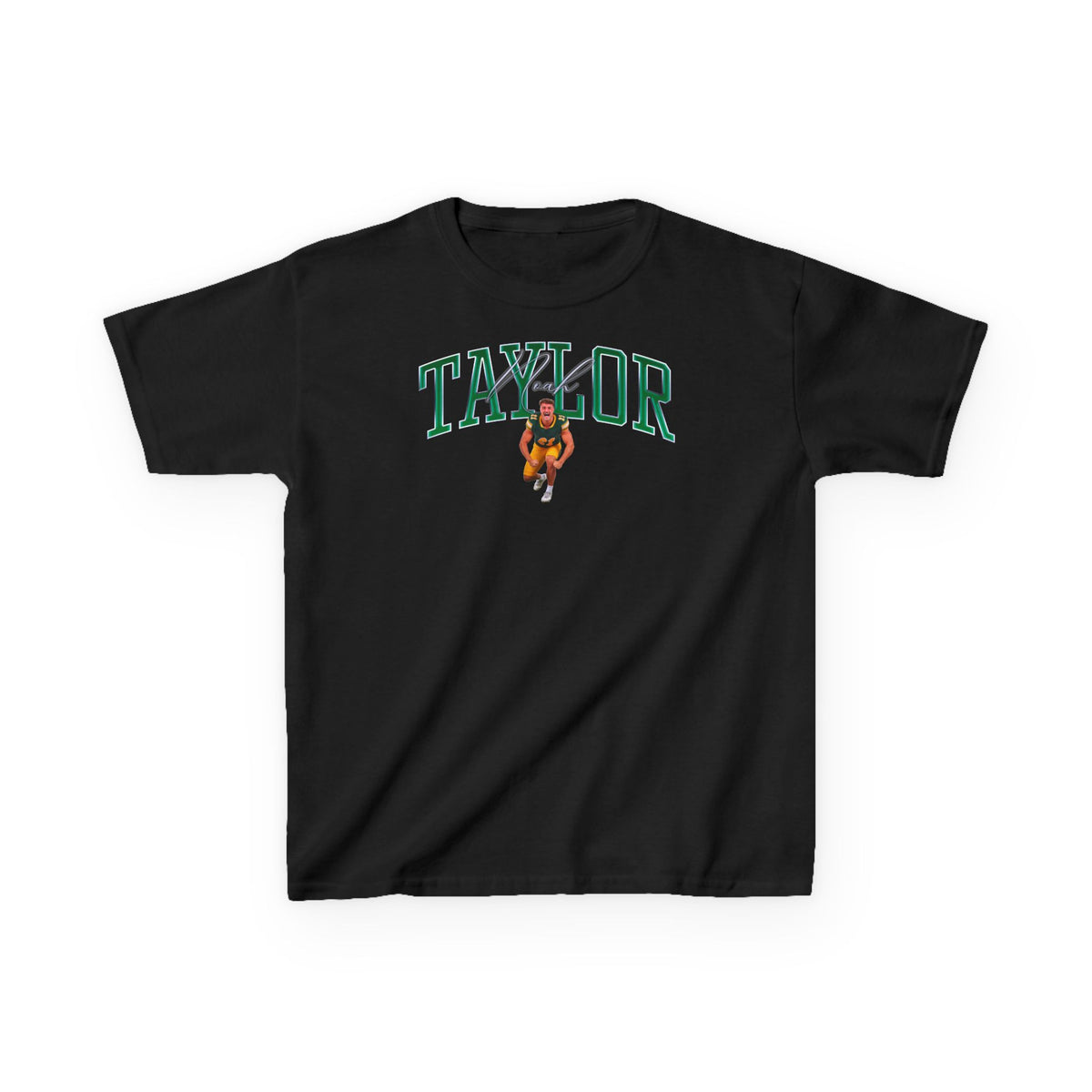 Noah Taylor Big Last Name Kids Tee