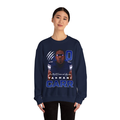 Takhari Carr Featured Quote Crewneck Sweatshirt
