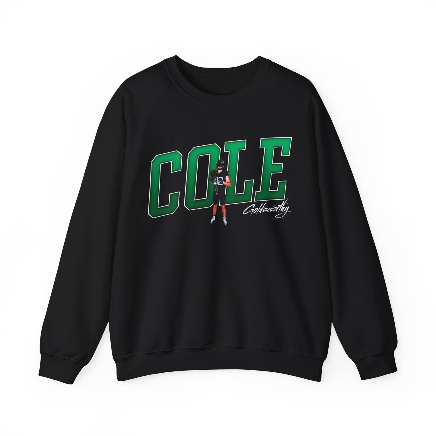 Cole Goldsworthy Cursive Combo Colored Crewneck Sweatshirt