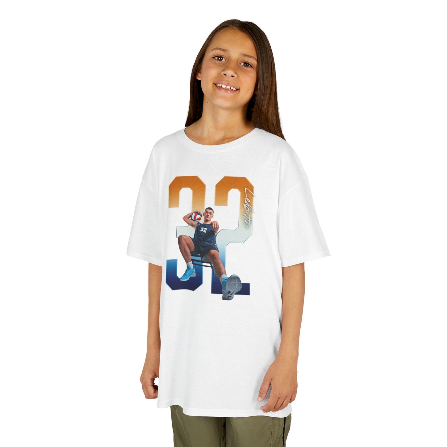 Blu Ledbetter Player Icon Number Kids Tee