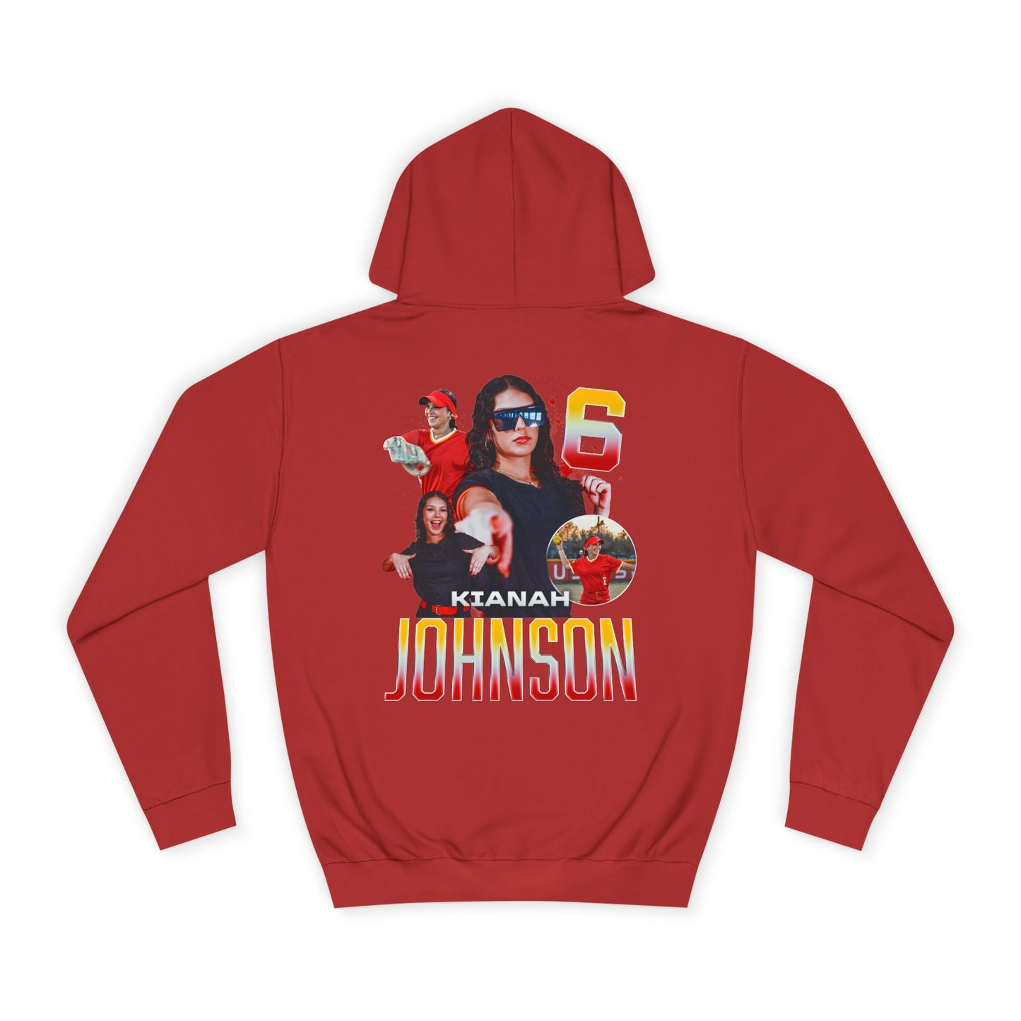 Kianah Johnson Name & Number Ombre Premium Hoodie