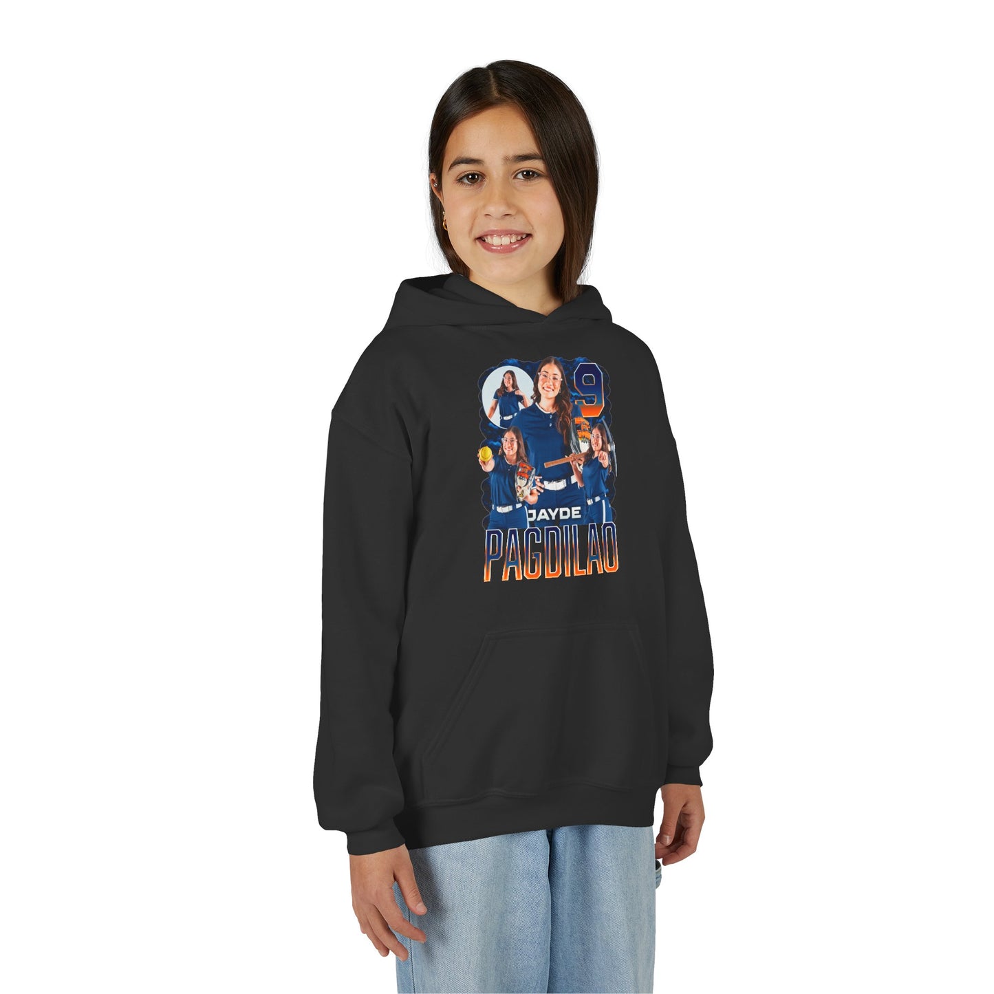 Jayde Pagdilao Name & Number Combo Kids Hoodie