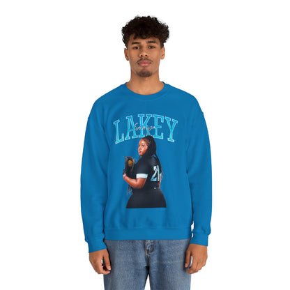 Saniya Lakey Curved Combo Crewneck Sweatshirt