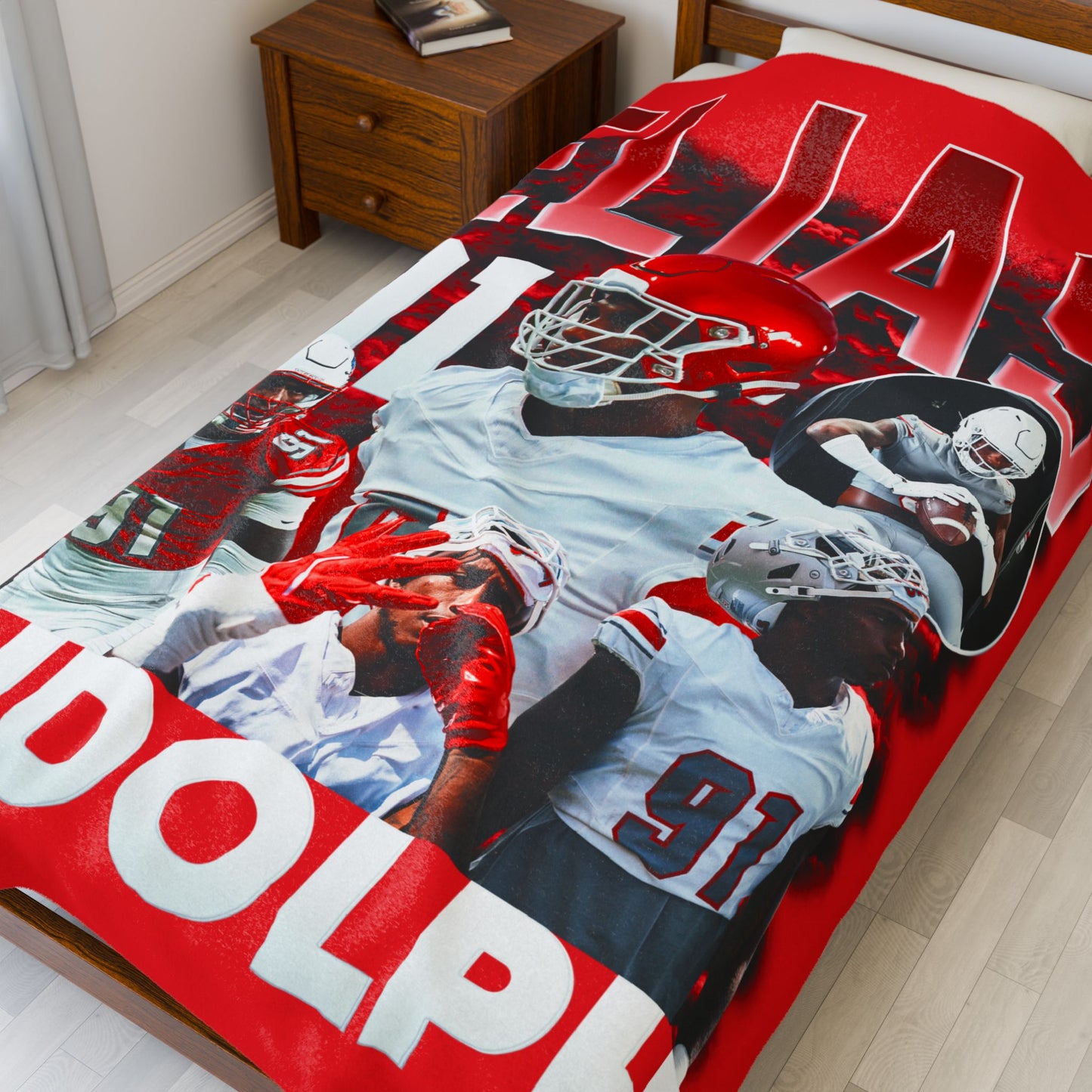 Elias Rudolph 60"-80" Plush Blanket