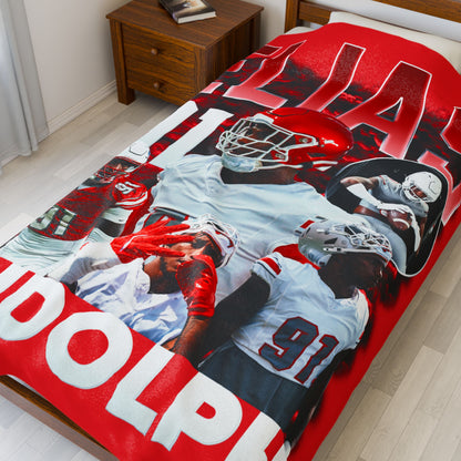 Elias Rudolph 60"-80" Plush Blanket