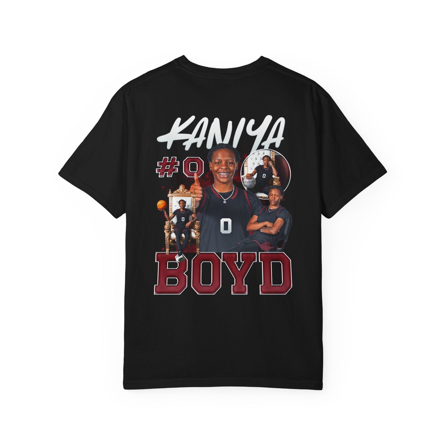 Kaniya Boyd Logo Front & Back Premium Tee