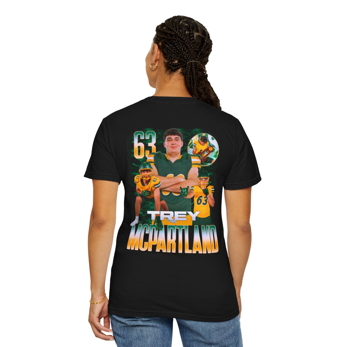 Trey McPartland Logo Front & Back Premium Tee