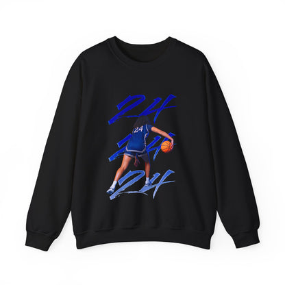 Kadynce Couture Number Scribble Crewneck Sweatshirt
